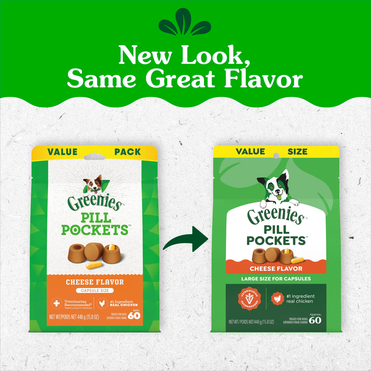 Greenies Pill Pockets Large Size Dog Treats, Peanut Butter, 15.8 oz