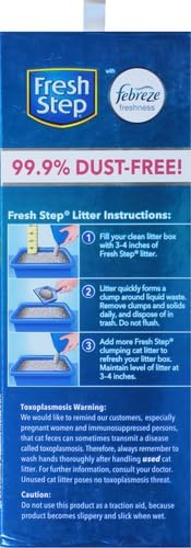 Fresh Step Odor Shield Multi Cat Clumping Cat Litter, 14 lb.