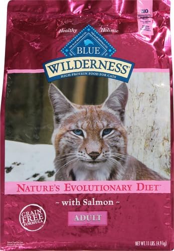 Blue Buffalo Wilderness Chicken Adult Dry Cat Food, Grain-Free, 12 lb