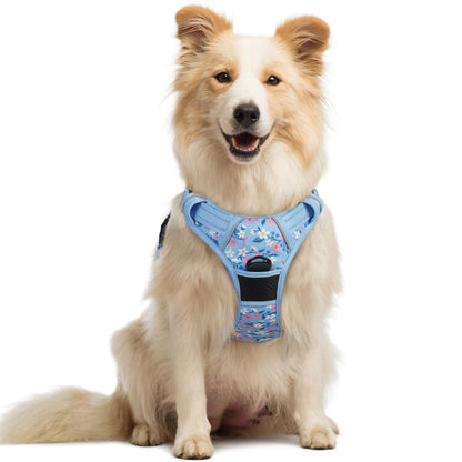 rabbitgoo Dog Harness, No Pull for Large Dogs with 2 Leash Clips, Pet Vest