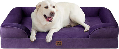 EHEYCIGA Orthopedic Extra Large Dog Bed, Waterproof Washable XL Pet Bed 44"