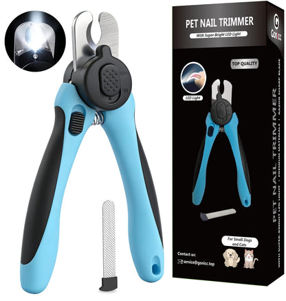 gonicc Professional Pet Nail Clippers & Trimmer for Medium Small Dogs Cats