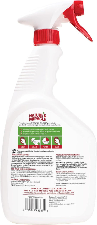 Nature's Miracle Cat Urine Destroyer Plus, Enzymatic Cleaner, 1 gal