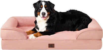 EHEYCIGA Orthopedic Extra Large Dog Bed, Waterproof Washable XL Pet Bed 44"