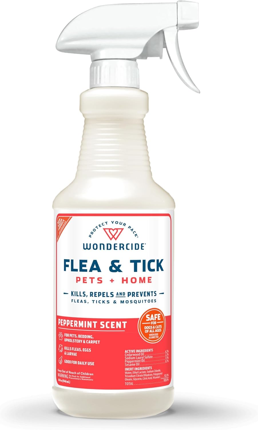 Wondercide - Flea Tick & Mosquito Spray for Pets & Home - Cedarwood 128 oz