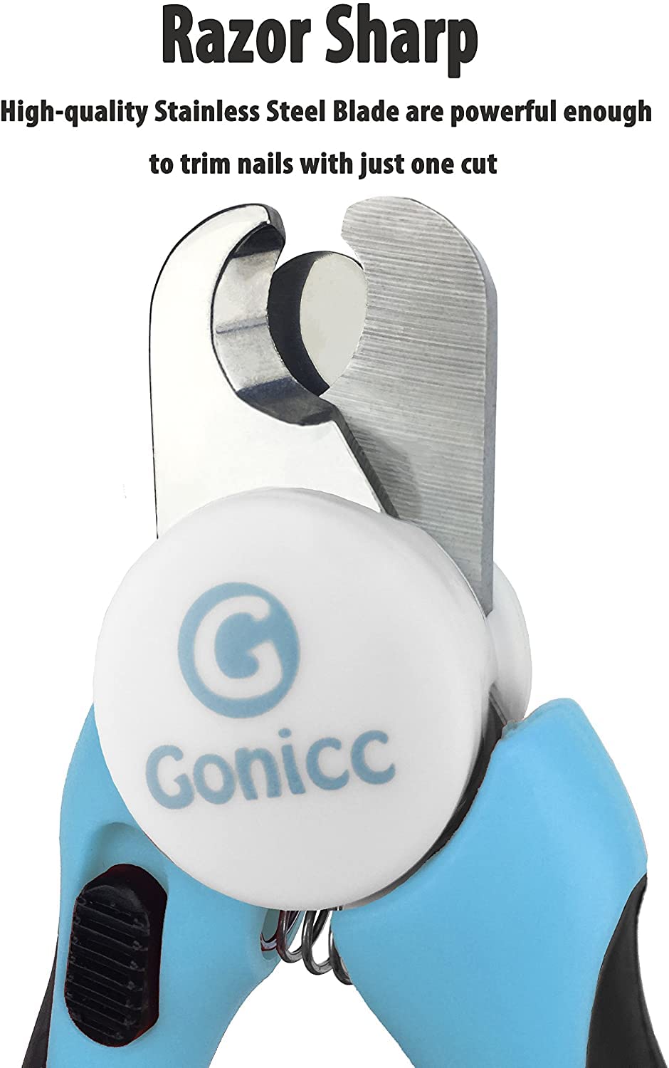 gonicc Professional Pet Nail Clippers & Trimmer for Medium Small Dogs Cats