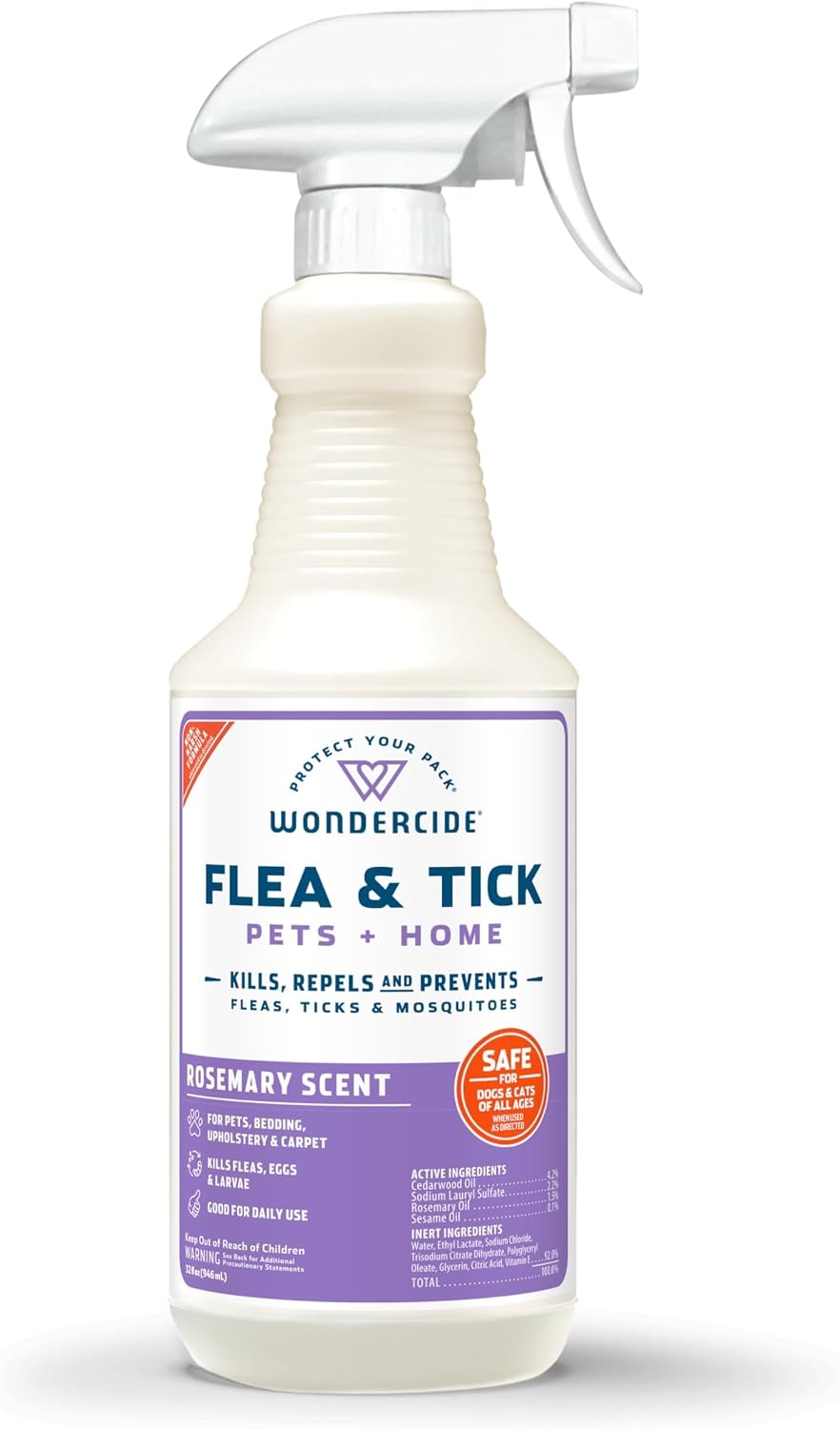 Wondercide - Flea Tick & Mosquito Spray for Pets & Home - Cedarwood 128 oz
