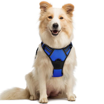 rabbitgoo Dog Harness, No Pull for Large Dogs with 2 Leash Clips, Pet Vest
