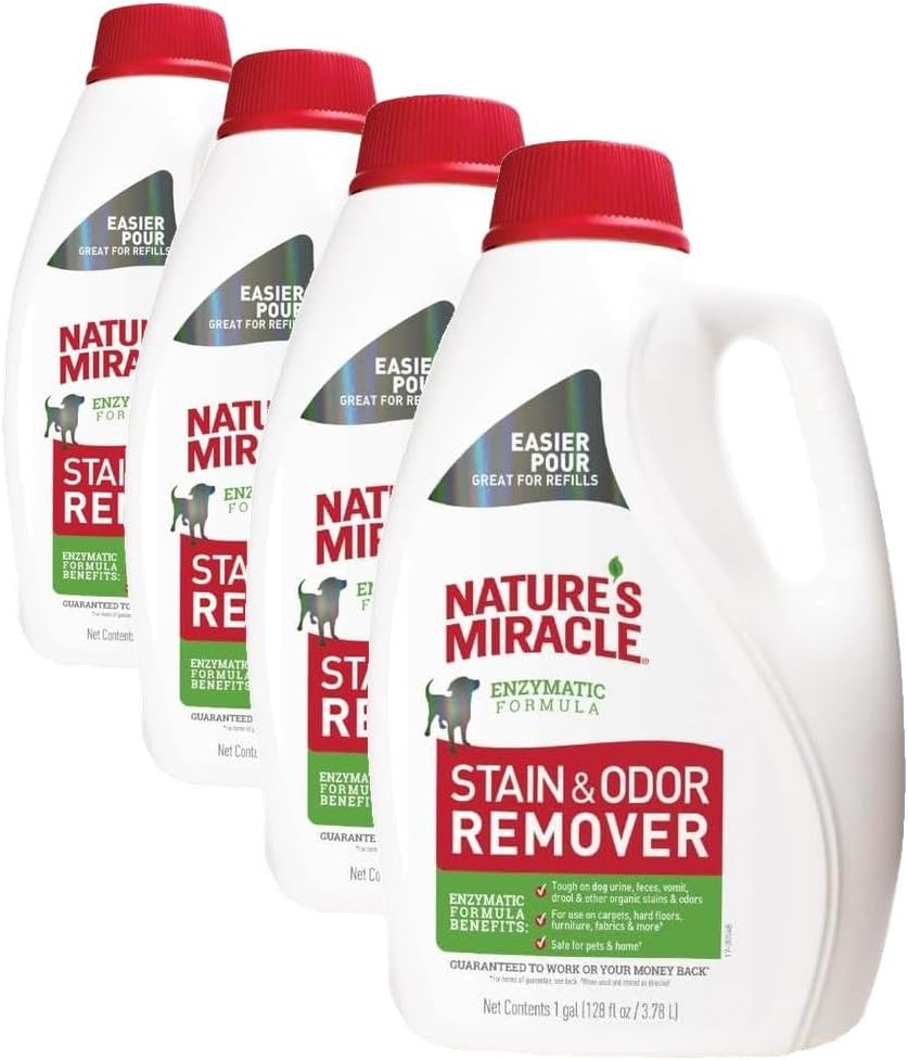 Nature’s Miracle Dog Stain & Odor Remover, Enzymatic Cleaner, 32 oz