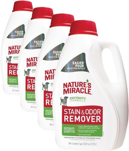 Nature’s Miracle Dog Stain & Odor Remover, Enzymatic Cleaner, 32 oz