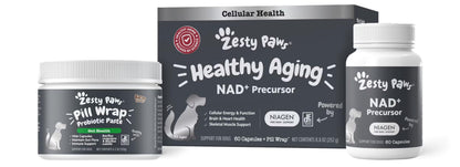 Zesty Paws Dog Vitamins - Dog Multivitamins with Hemp - Chicken, 90 Ct