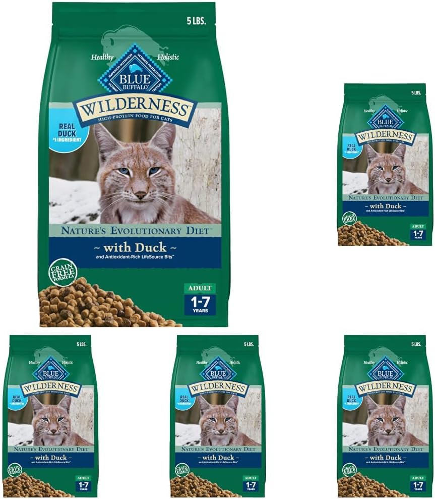 Blue Buffalo Wilderness Chicken Adult Dry Cat Food, Grain-Free, 12 lb