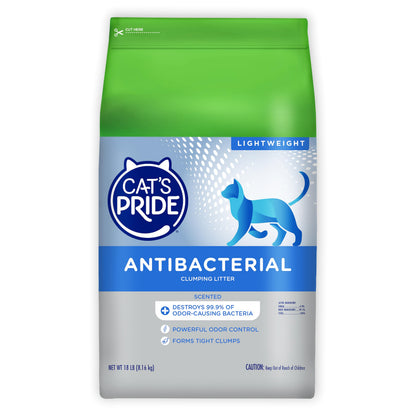Cat's Pride Antibacterial Litter, Odor-Eliminating Scented 12lb