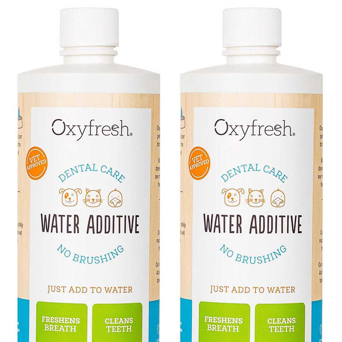 Oxyfresh Premium Pet Dental Care Solution Pet Water Additive: Best Way to Eliminate Bad Dog Breath and Cat Bad Breath - Fights Tartar & Plaque - So Easy, Just Add to Water! Vet Recommended 16 oz.