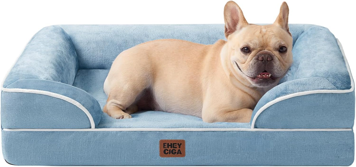 EHEYCIGA Orthopedic Extra Large Dog Bed, Waterproof Washable XL Pet Bed 44"