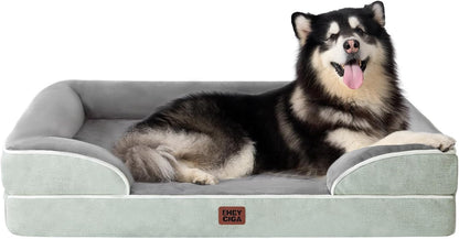 EHEYCIGA Orthopedic Extra Large Dog Bed, Waterproof Washable XL Pet Bed 44"