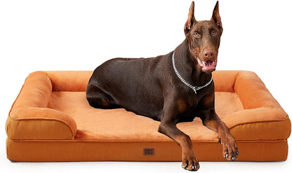 EHEYCIGA Orthopedic Extra Large Dog Bed, Waterproof Washable XL Pet Bed 44"