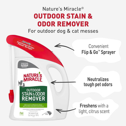 Nature’s Miracle Dog Stain & Odor Remover, Enzymatic Cleaner, 32 oz