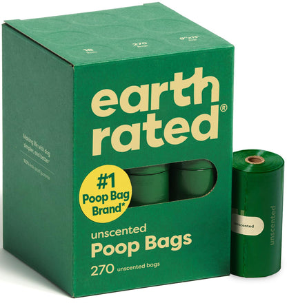 Earth Rated Dog Poop Bags for Dogs, 120 Leak Proof Refill Rolls, Lavender