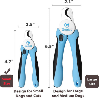 gonicc Professional Pet Nail Clippers & Trimmer for Medium Small Dogs Cats