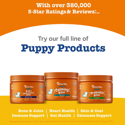 Zesty Paws Dog Vitamins - Dog Multivitamins with Hemp - Chicken, 90 Ct