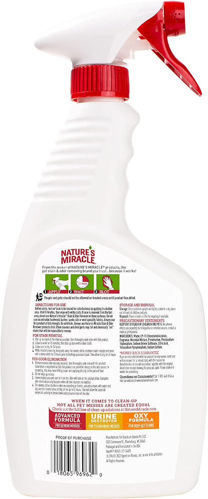 Nature’s Miracle Dog Stain & Odor Remover, Enzymatic Cleaner, 32 oz