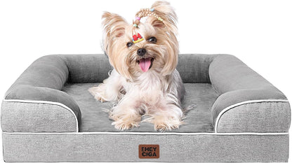 EHEYCIGA Orthopedic Extra Large Dog Bed, Waterproof Washable XL Pet Bed 44"