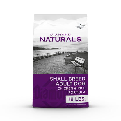 Diamond Naturals Adult Dry Dog Food, Lamb Meal & Rice, 40lb