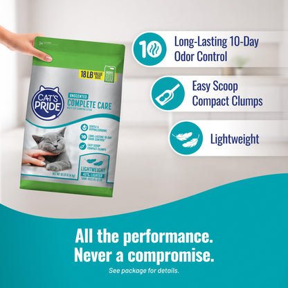 Cat's Pride Antibacterial Litter, Odor-Eliminating Scented 12lb