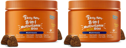 Zesty Paws Dog Vitamins - Dog Multivitamins with Hemp - Chicken, 90 Ct