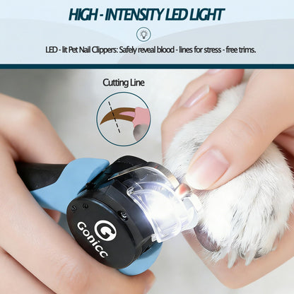 gonicc Professional Pet Nail Clippers & Trimmer for Medium Small Dogs Cats