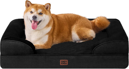 EHEYCIGA Orthopedic Extra Large Dog Bed, Waterproof Washable XL Pet Bed 44"