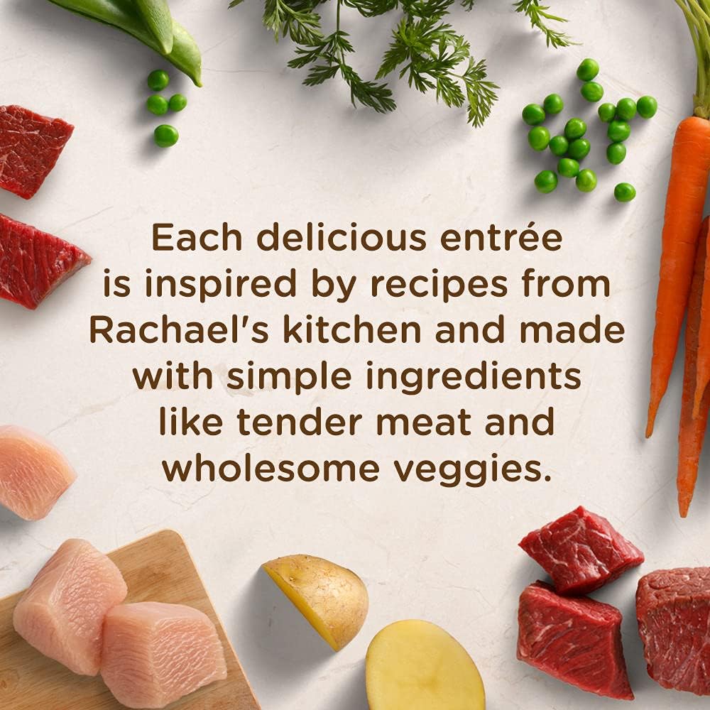 Nutrish Hearty Beef Stew Wet Dog Food, 8 oz. Tub (Pack of 8) (Rachael Ray)