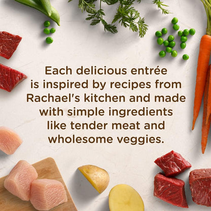 Nutrish Hearty Beef Stew Wet Dog Food, 8 oz. Tub (Pack of 8) (Rachael Ray)