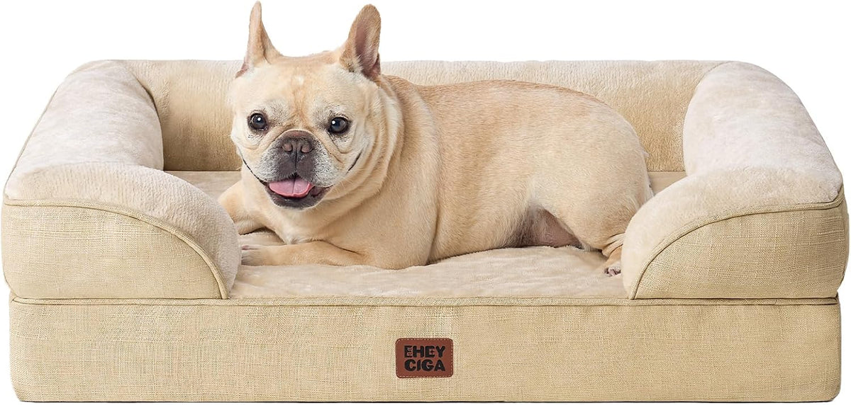 EHEYCIGA Orthopedic Extra Large Dog Bed, Waterproof Washable XL Pet Bed 44"