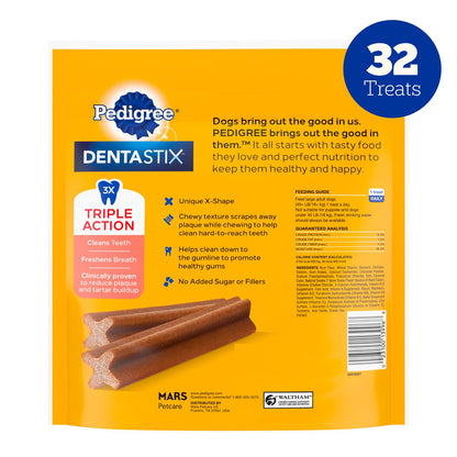 Pedigree Dentastix Large Breed Dental Dog Treats, Variety, 51 Count