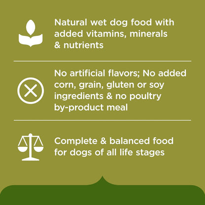 Nutrish Hearty Beef Stew Wet Dog Food, 8 oz. Tub (Pack of 8) (Rachael Ray)
