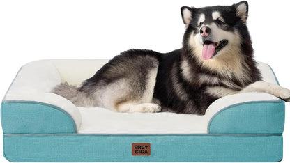 EHEYCIGA Orthopedic Extra Large Dog Bed, Waterproof Washable XL Pet Bed 44"