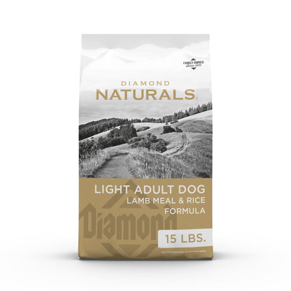 Diamond Naturals Adult Dry Dog Food, Lamb Meal & Rice, 40lb