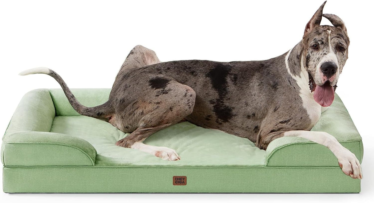 EHEYCIGA Orthopedic Extra Large Dog Bed, Waterproof Washable XL Pet Bed 44"