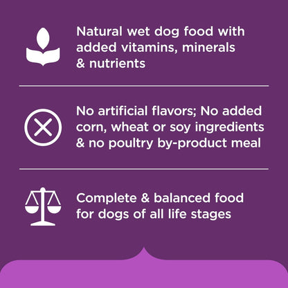 Nutrish Hearty Beef Stew Wet Dog Food, 8 oz. Tub (Pack of 8) (Rachael Ray)
