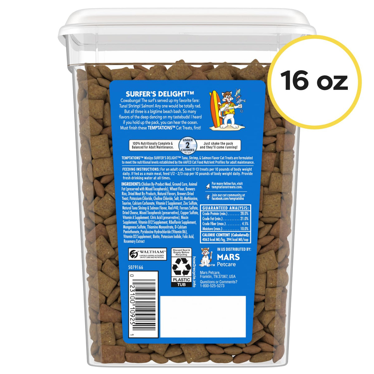 Temptations Classic Crunchy and Soft Cat Treats, Tasty Chicken, 30 oz