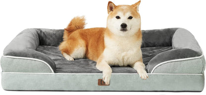 EHEYCIGA Orthopedic Extra Large Dog Bed, Waterproof Washable XL Pet Bed 44"