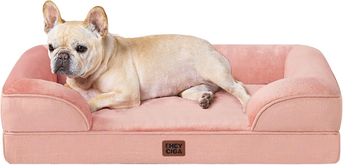 EHEYCIGA Orthopedic Extra Large Dog Bed, Waterproof Washable XL Pet Bed 44"