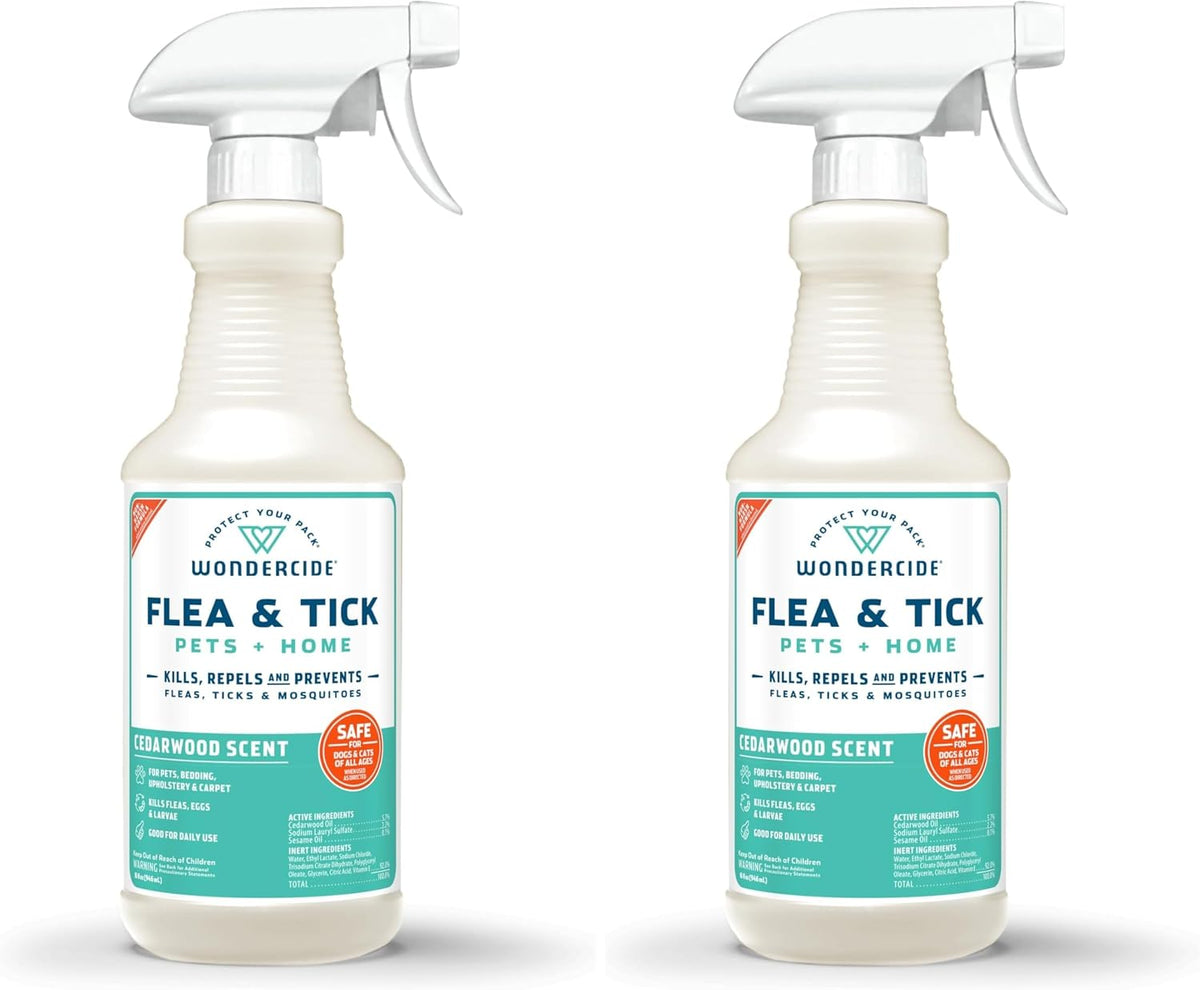 Wondercide - Flea Tick & Mosquito Spray for Pets & Home - Cedarwood 128 oz