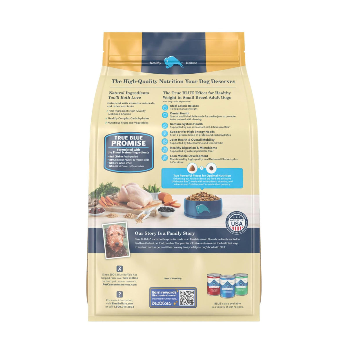 Blue Buffalo Life Protection Formula Healthy Weight Small Dog Food, 15 lb