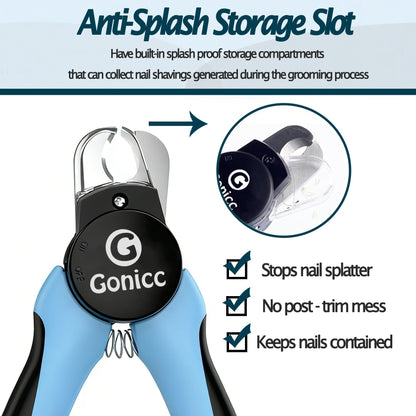 gonicc Professional Pet Nail Clippers & Trimmer for Medium Small Dogs Cats