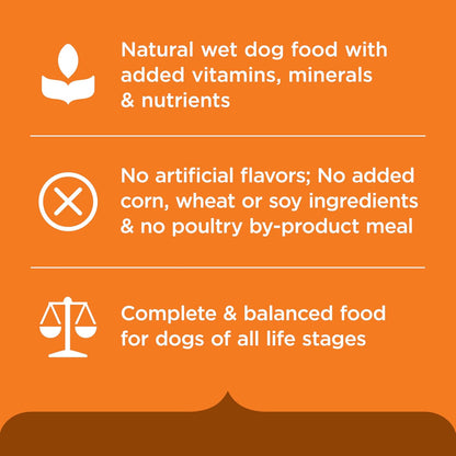 Nutrish Hearty Beef Stew Wet Dog Food, 8 oz. Tub (Pack of 8) (Rachael Ray)