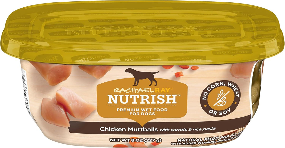 Nutrish Hearty Beef Stew Wet Dog Food, 8 oz. Tub (Pack of 8) (Rachael Ray)