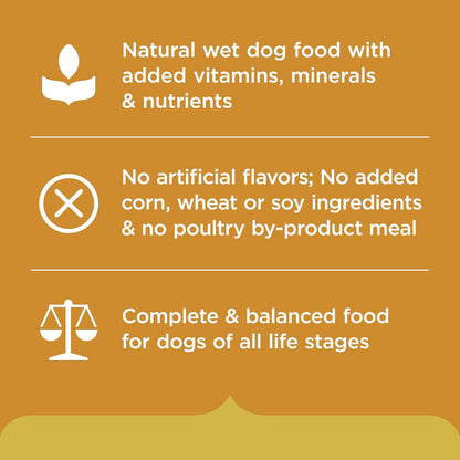 Nutrish Hearty Beef Stew Wet Dog Food, 8 oz. Tub (Pack of 8) (Rachael Ray)